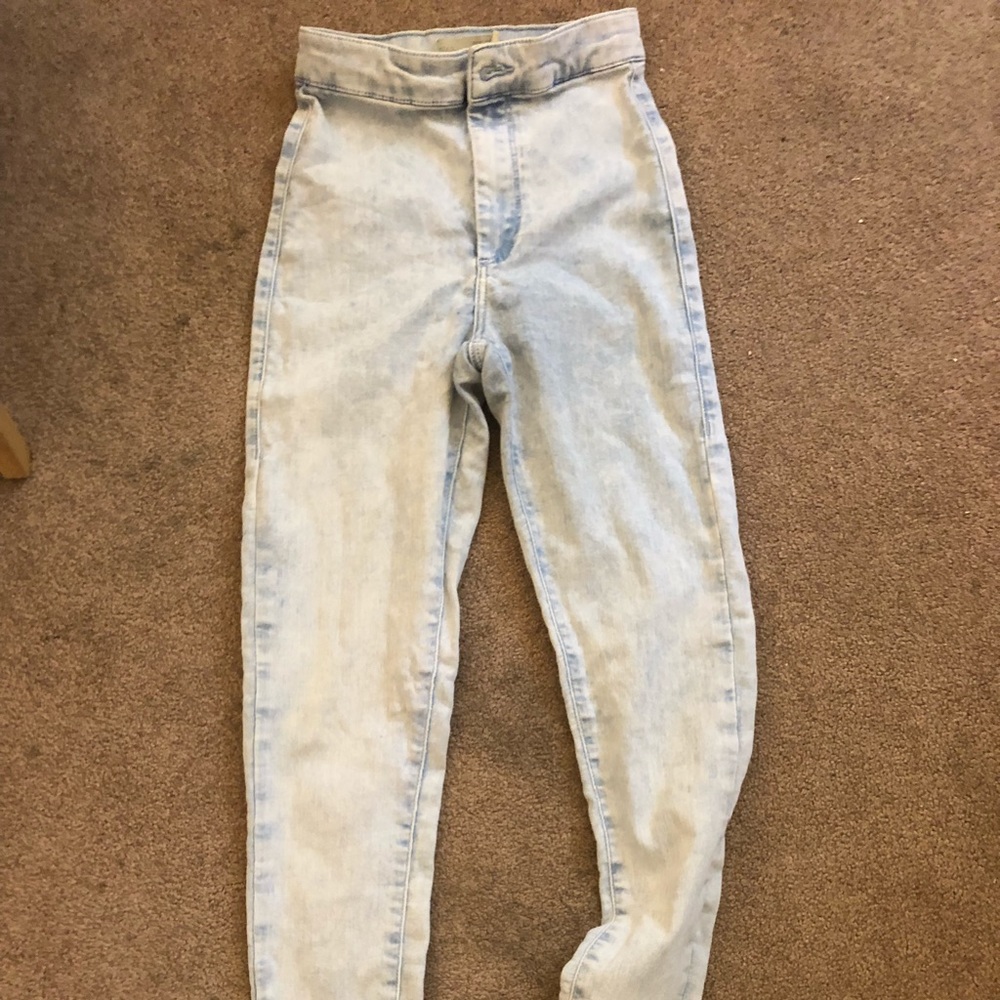 Topshop Joni light blue jeans
